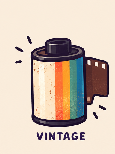Vintage cartridge illustration