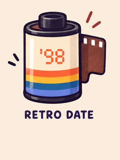 Retro Date cartridge illustration