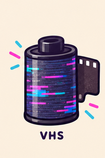 VHS cartridge illustration