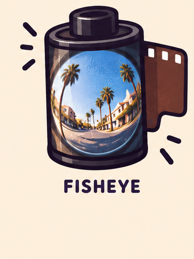 Fisheye cartridge illustration