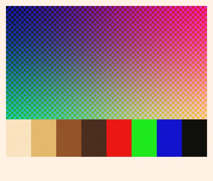 Polaroid on the common synthetic source